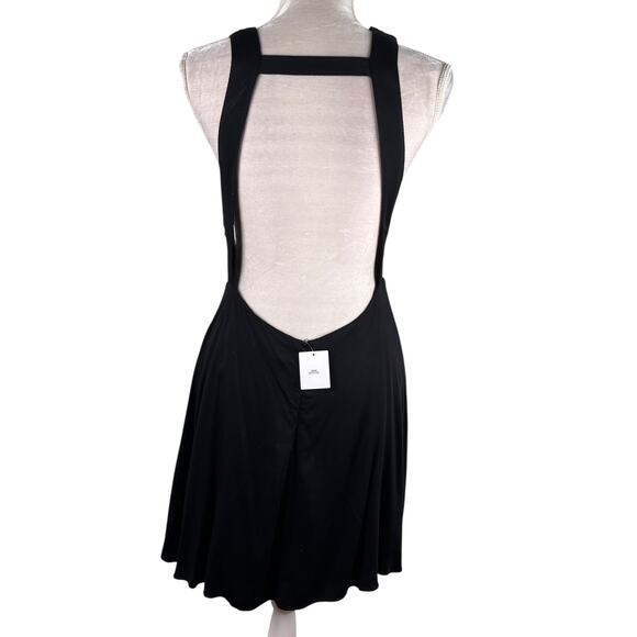 UO Silence + Noise Dress Black 10 Open Back New - Picture 2 of 13